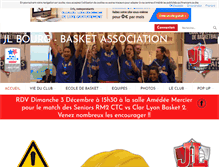 Tablet Screenshot of amateurs-jlbourg-basket.com
